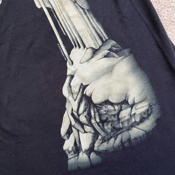 Led Zeppelin M Hermit Stairway To Heaven Graphic Band Tee T-Shirt 70s Rock Music - Picture 7 of 10